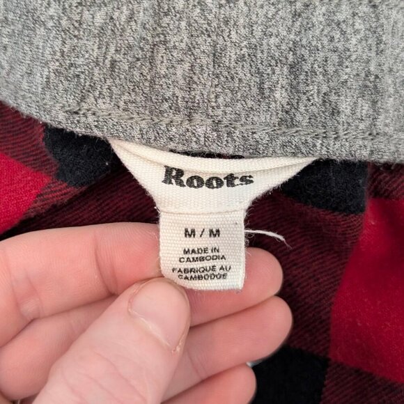 Roots Red Plaid Flannel Pyjama Pants - Picture 4 of 5